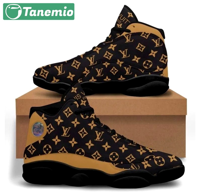 Louis vuitton monogram browns hot louis vuitton Air Jordan 13 For Fans Sneakers Full Size Shoes Gifts For Men Women