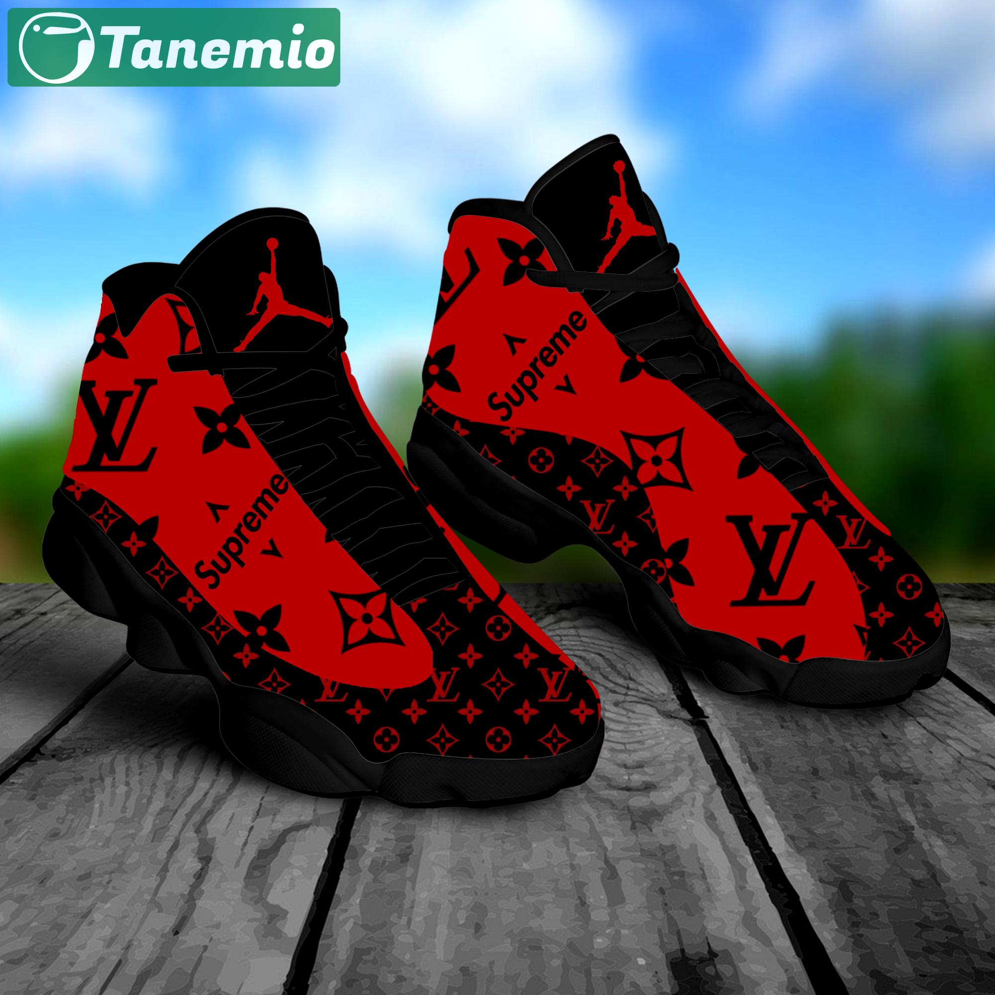 Louis vuitton supreme reds hot louis vuitton Air Jordan 13 Full Size For Fans Gifts For Men Women Shoes Sneakers