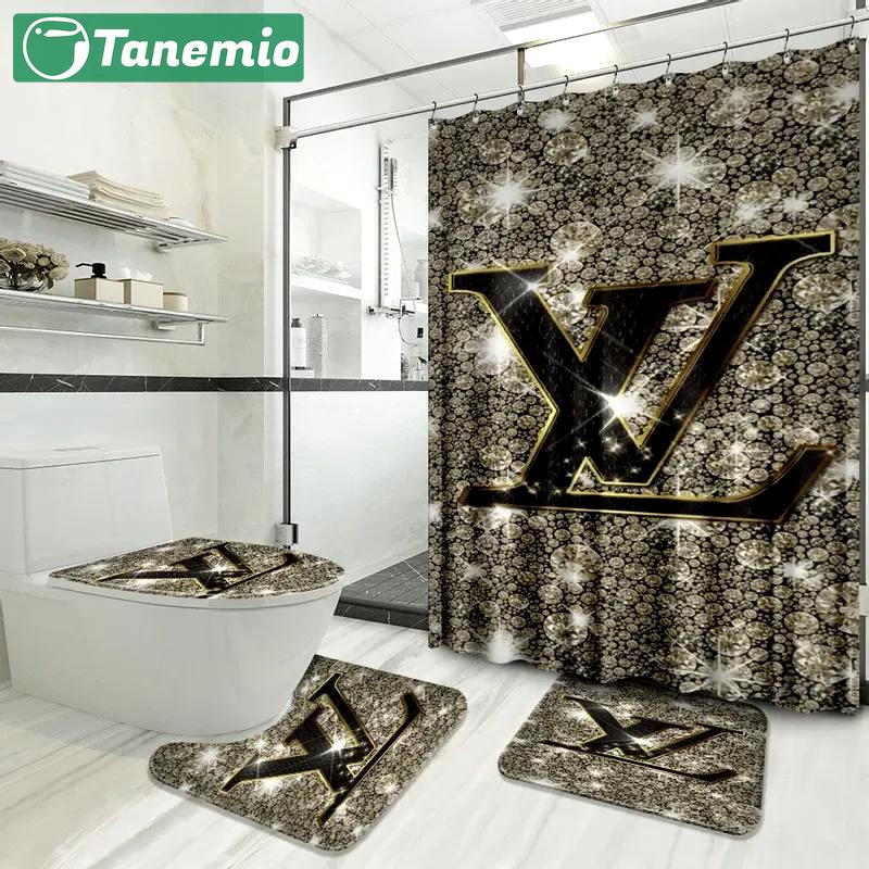 Louis vuitton twinkle fashion logo limited luxury brand bathroom set home decor Bathroom Set