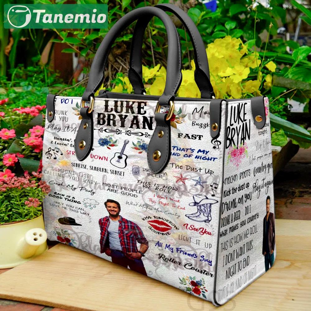 Luke bryan leather bag for women gift 1072 Women Leather Hand Bag