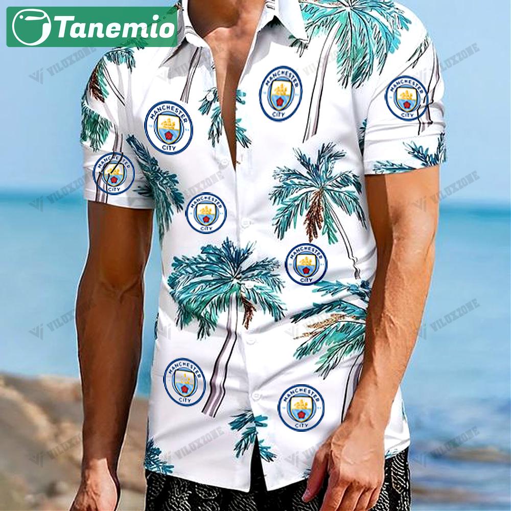 Manchester city fc custom name hawaiian shirt Hawaii Shirt Shorts & Flip Flops