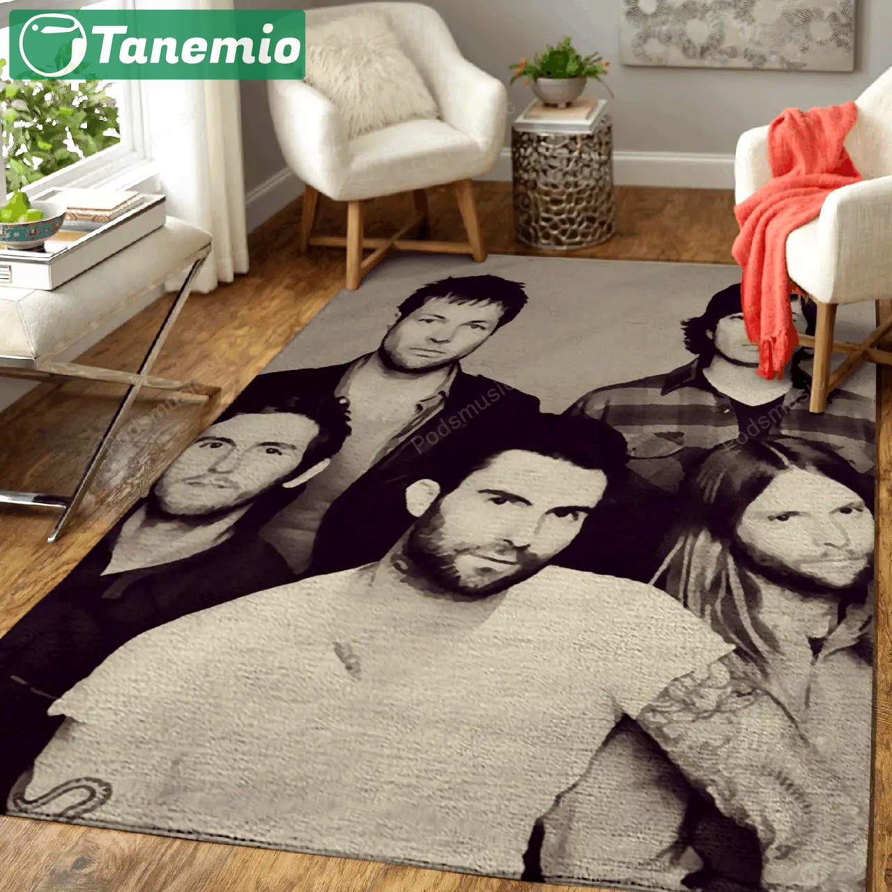 Maron 5 51 music art for fans area rug living room carpet rug regtangle carpet floor decor home decor Rectangle Rug