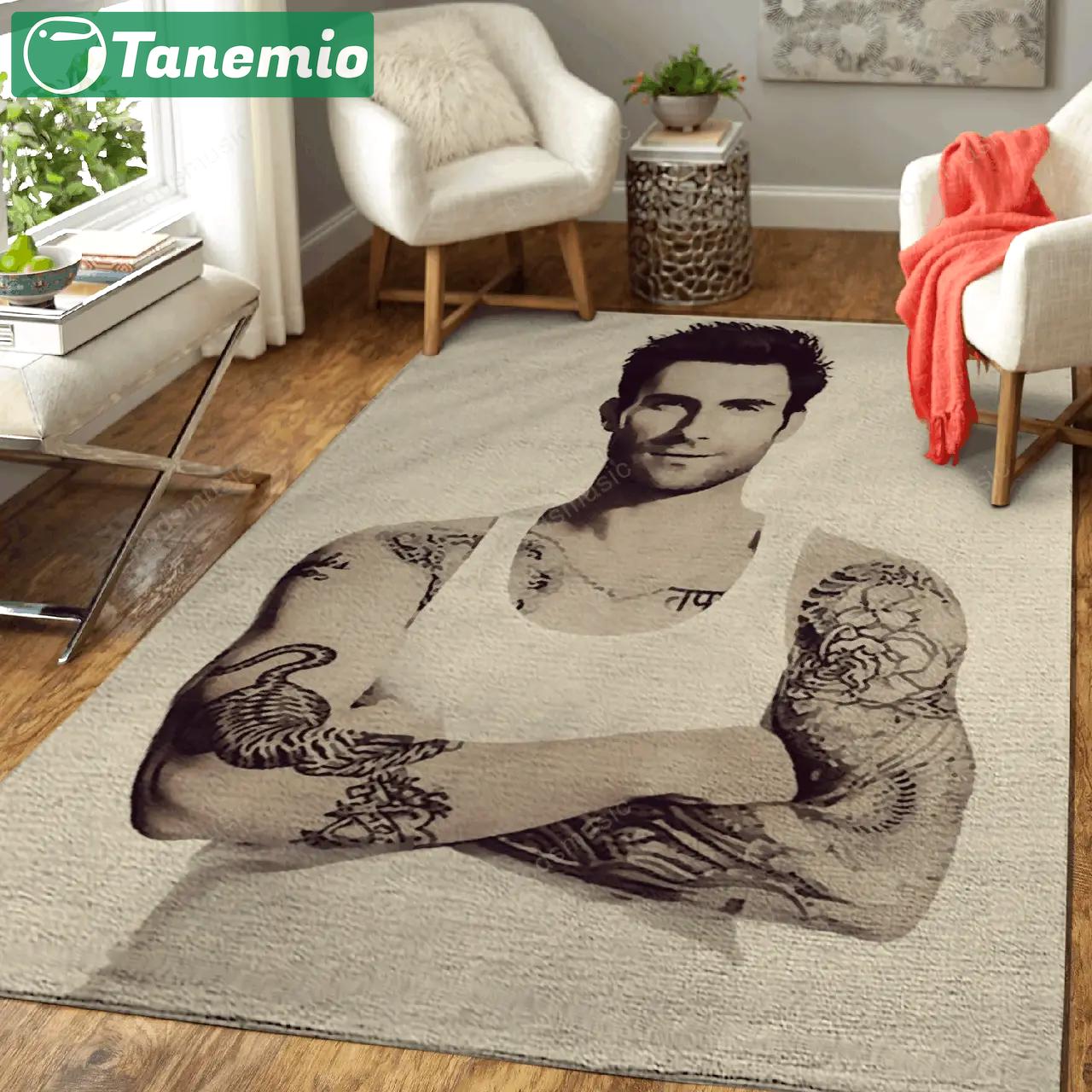 Maroon 5 39 music art for fans area rug living room carpet rug regtangle carpet floor decor home decor Rectangle Rug