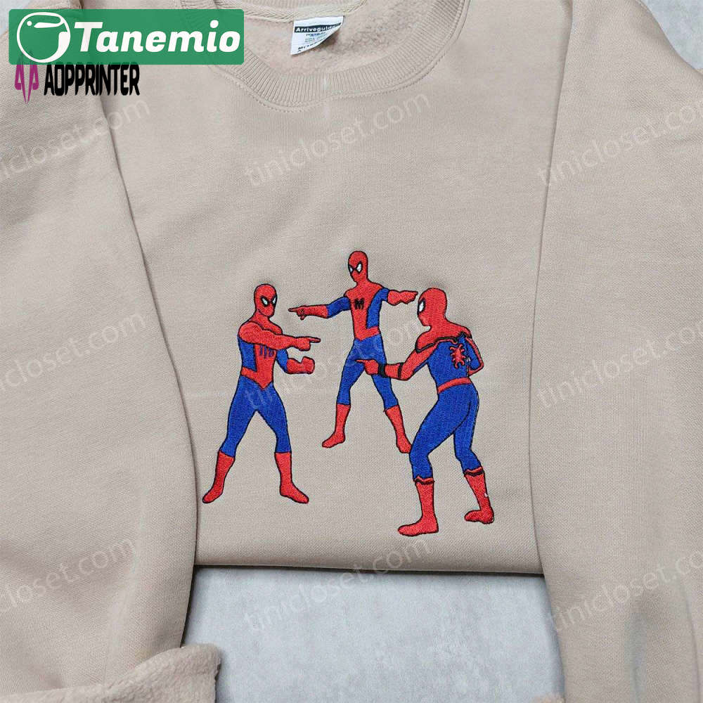 Marvel spider-man embroidered shirt no way home hoodie & sweatshirt: exclusive collection Embroidered Shirt
