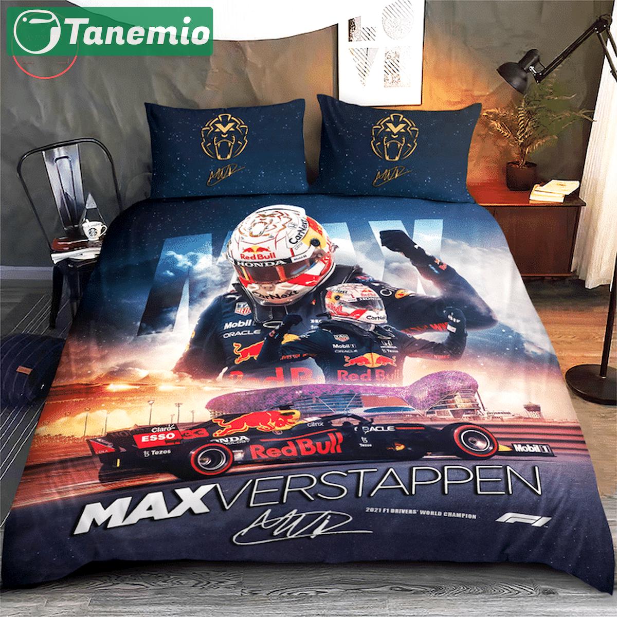 Max verstappen red bull racing  regular   Bedding Sets bedroom idea duvet bedclothes covers home decor bedspread blankets bed linen sheets
