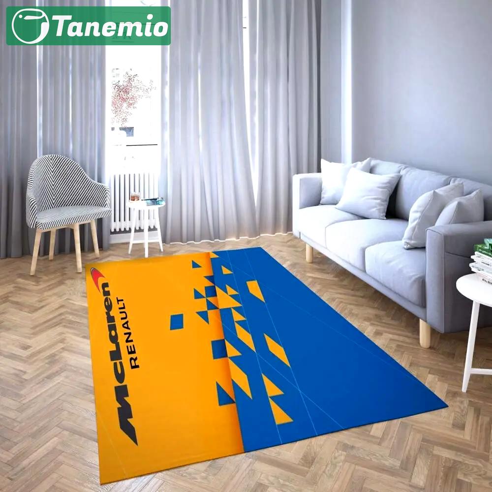 Mclaren logo area rug living room carpet rug regtangle carpet floor decor home decor Rectangle Rug