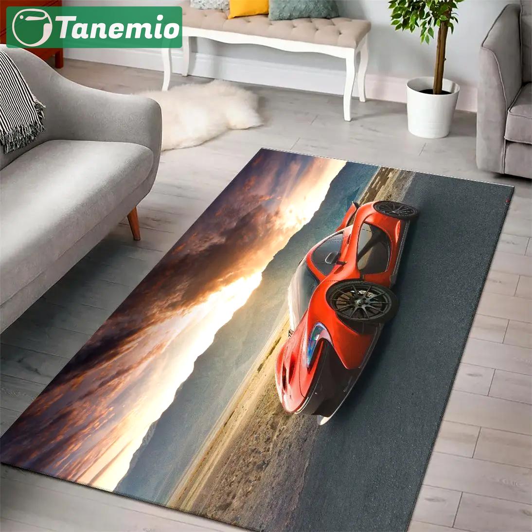 Mclaren super cars fn210206 area rug rug regtangle carpet floor decor home decor Rectangle Rug