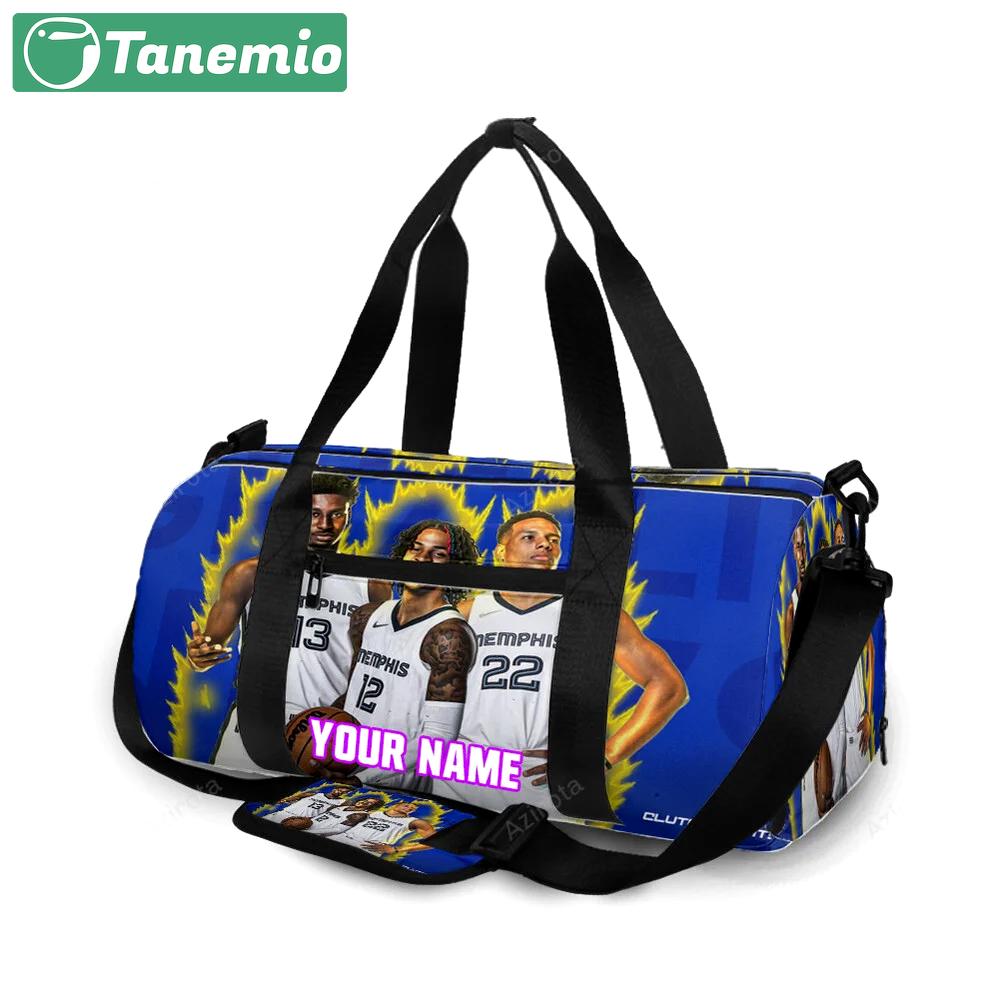 Memphis grizzlies ja morant desmond bane jaren jackson jr personalized name travel bag gym bag 1218 Travel Bag