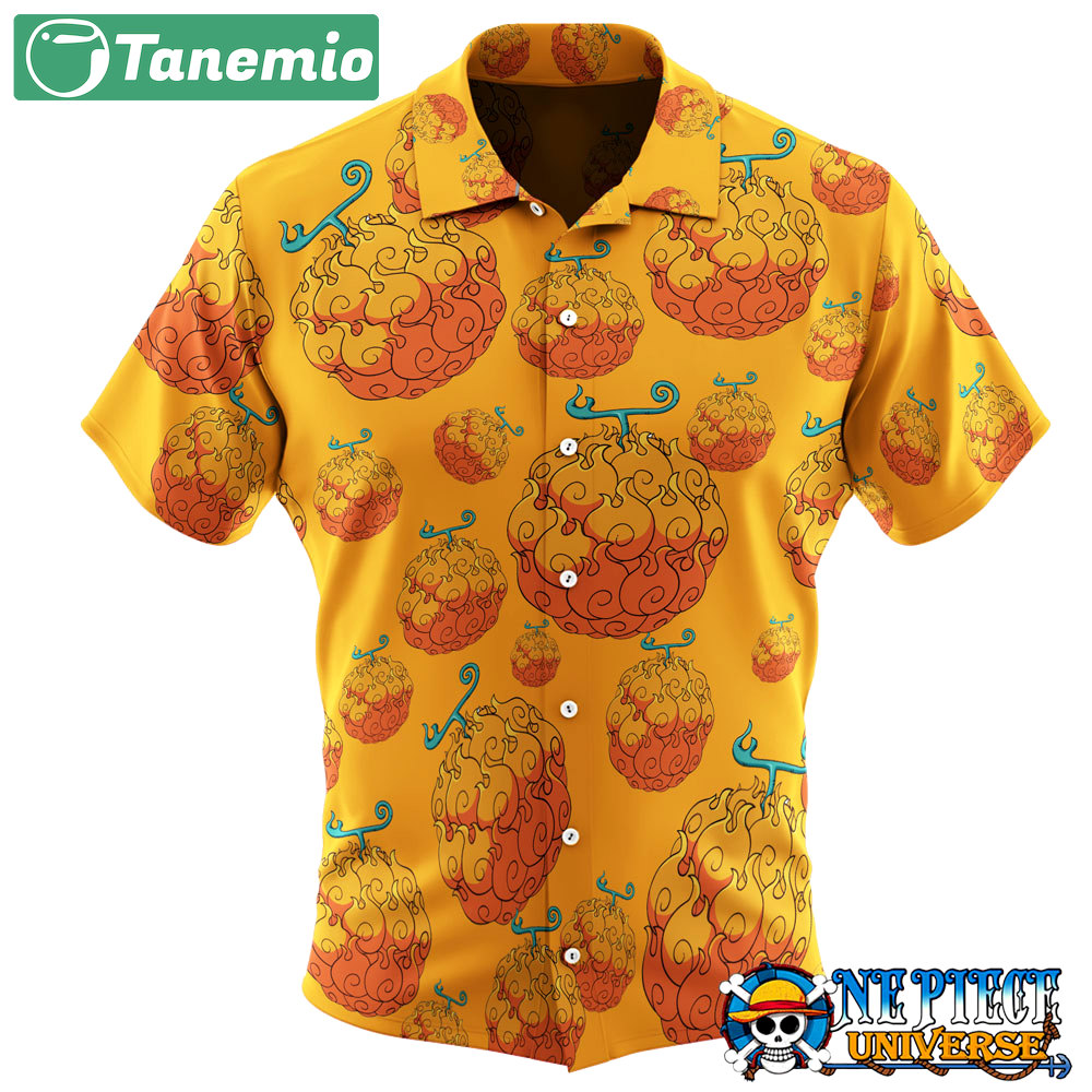 Mera mera no mi devil fruit hawaiian shirt Hawaii Shirt Shorts & Flip Flops