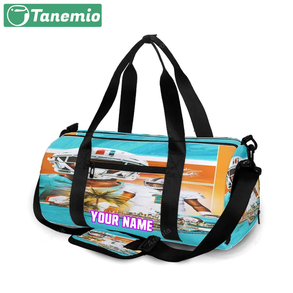 Miami dolphins players8 personalized name travel bag gym bag 1985 Travel Bag