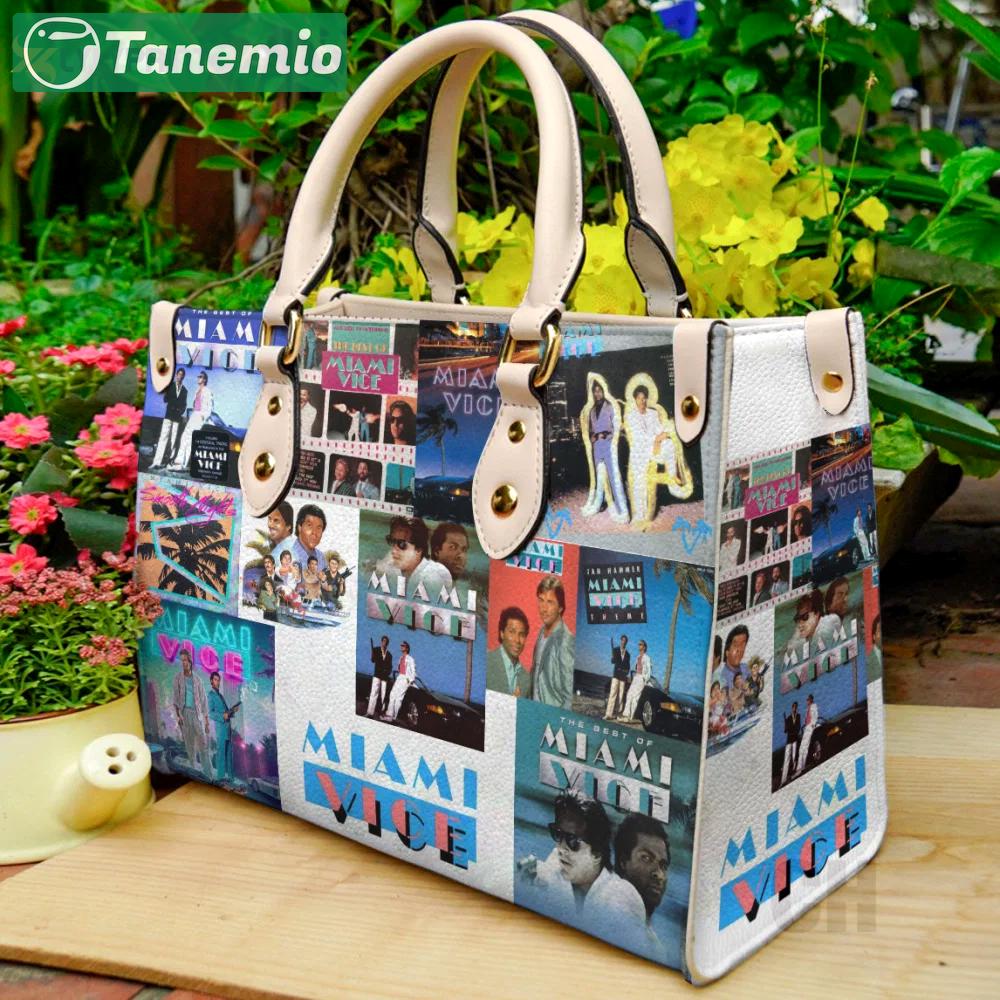 Miami vice leather bag for women gift 1536 Women Leather Hand Bag