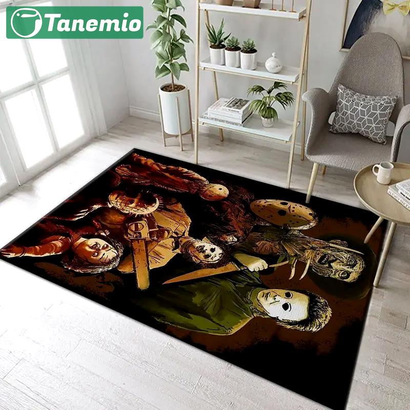 Michael myers 2 area rug living room and bed room rug rug regtangle carpet floor decor home decor Rectangle Rug