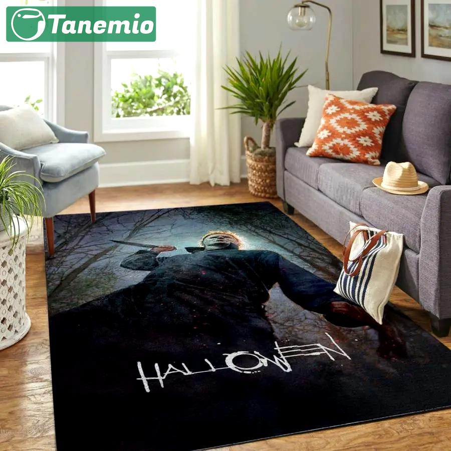 Michael myers halloween series area rug living room rug home decor ofd 190902 Rectangle Rug