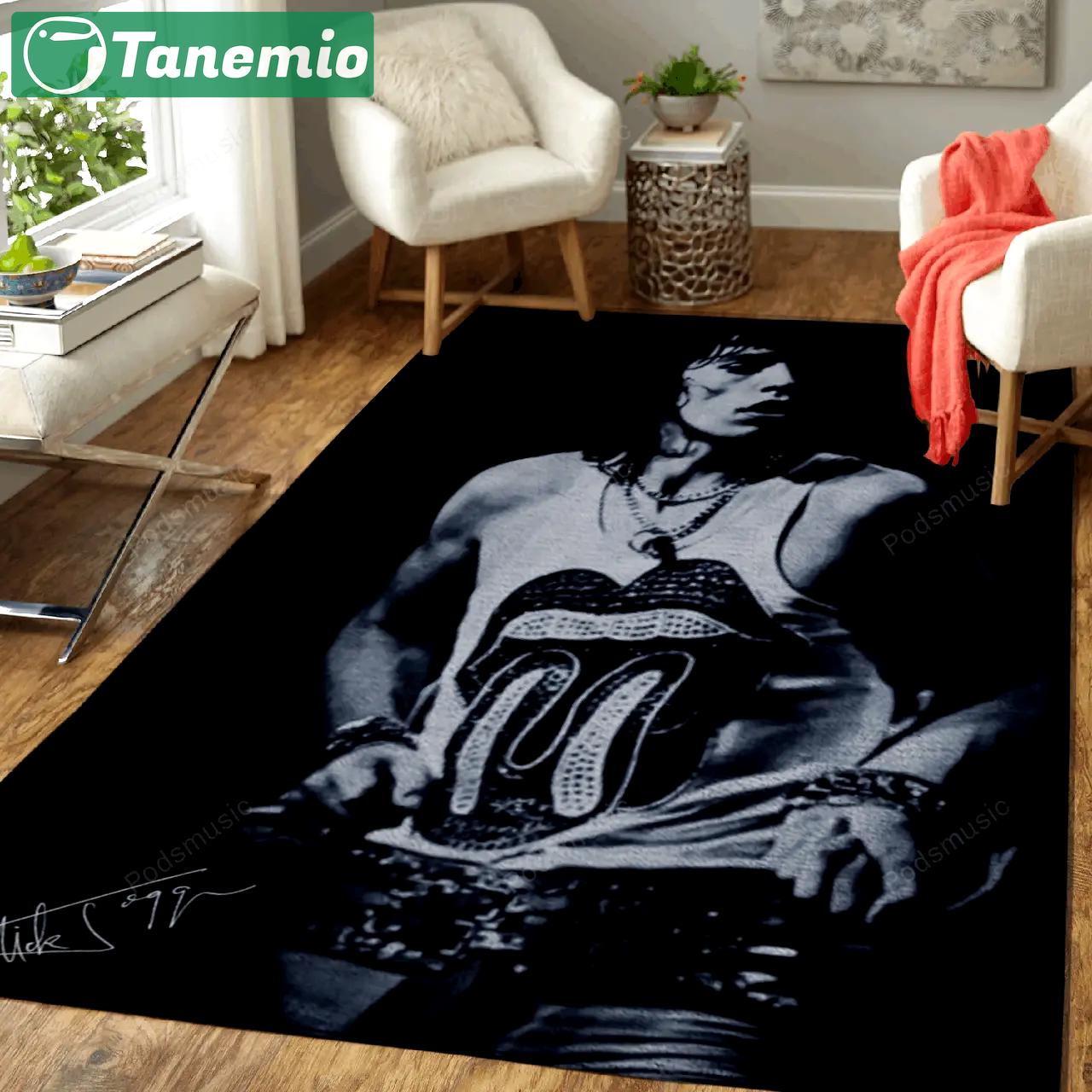 Mick jagger music classic art for fans area rug living room carpet rug regtangle carpet floor decor home decor Rectangle Rug