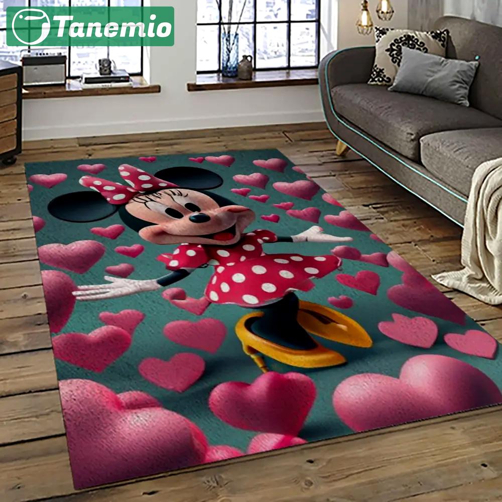 Mickey mouse characters cartoon movie carpet rectangle area rug for living room bedroom decor mme15 Rectangle Rug