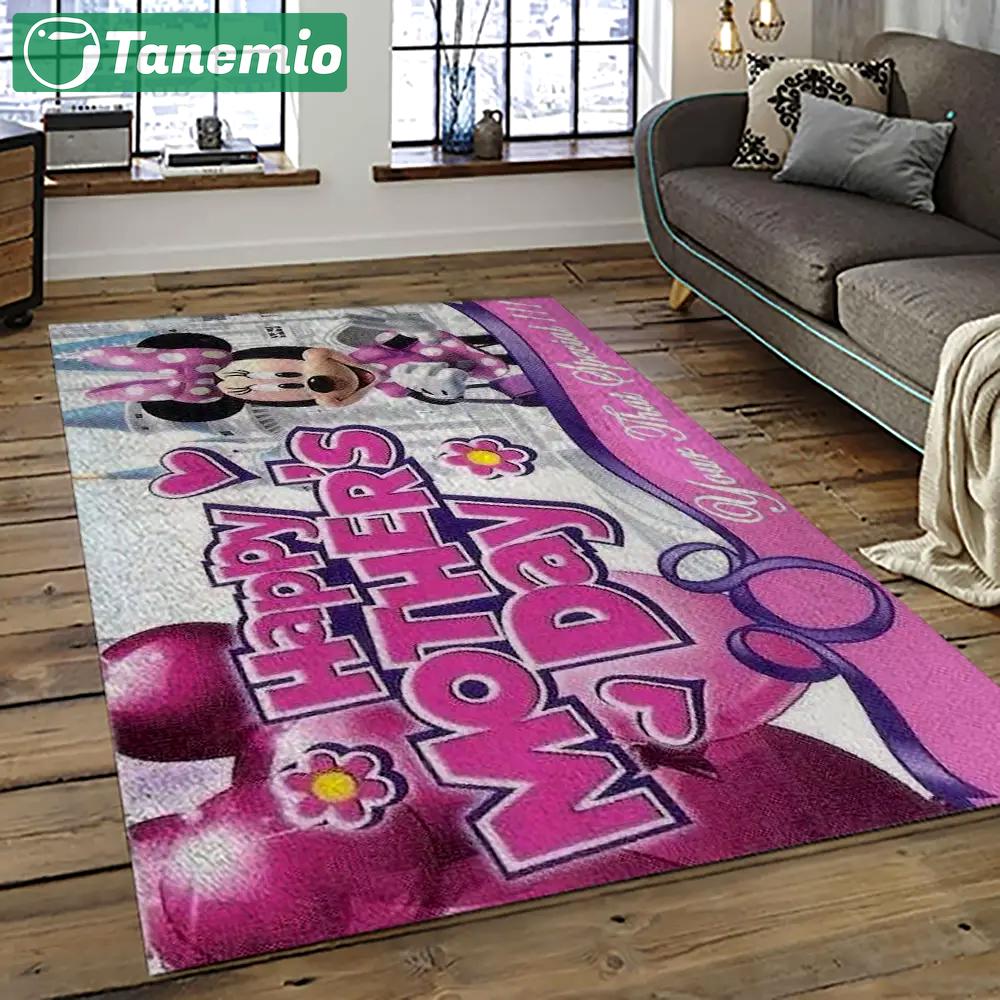 Mickey mouse characters cartoon movie carpet rectangle area rug for living room bedroom decor mme20 Rectangle Rug