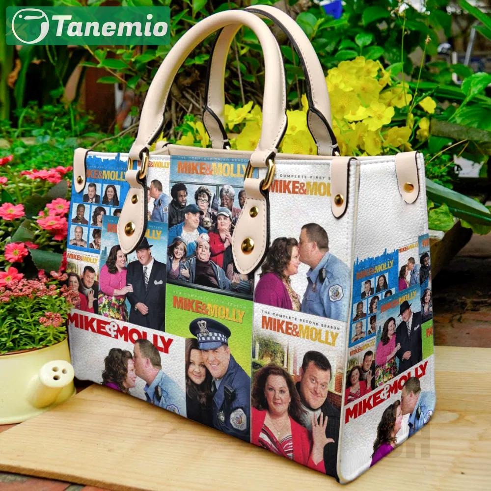 Mike and molly leather bag for women gift 1128 Women Leather Hand Bag