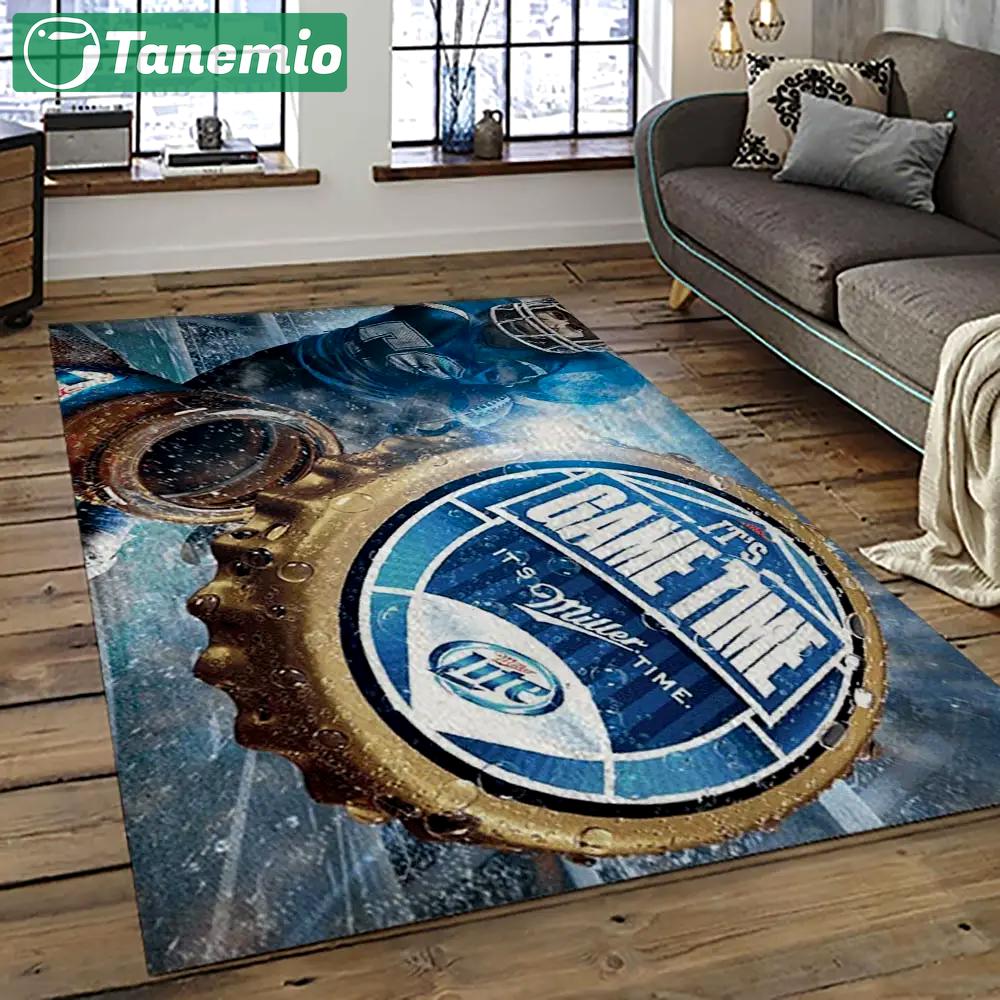 Miller lite american style beer retangle carpet area rug home decor gift best present for friends ml14 Rectangle Rug