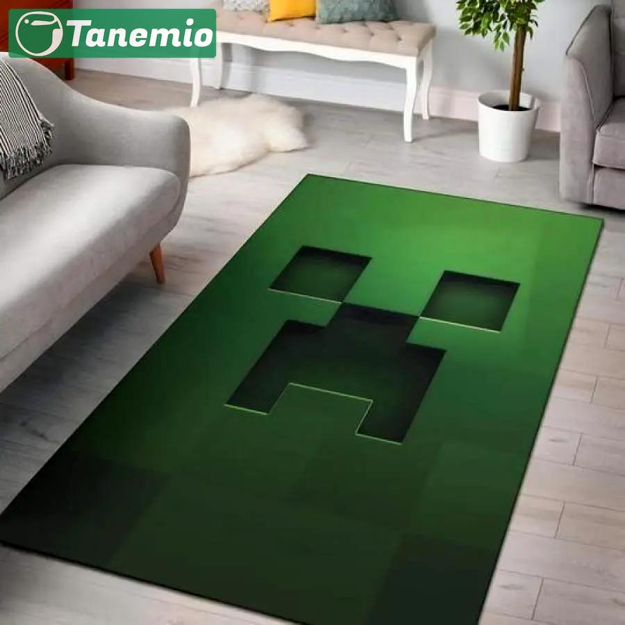 Minecraft area rug living room rug home decor video game gfd m301015 Rectangle Rug