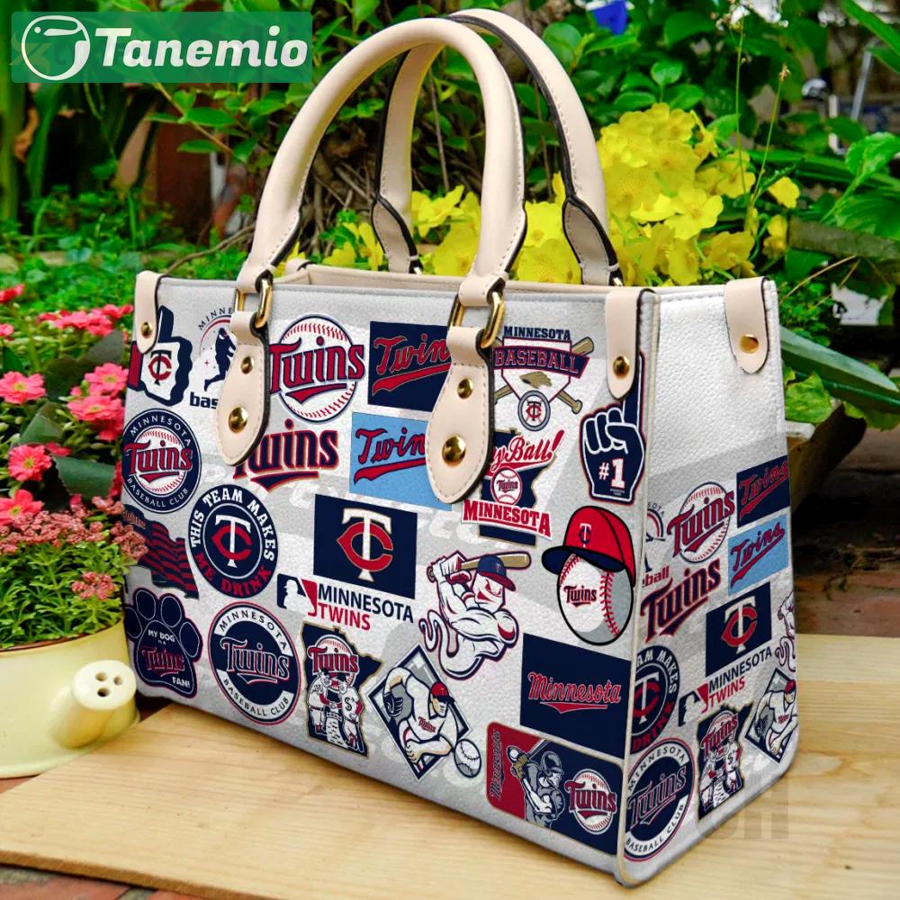 Minnesota twins  leather bag for women gift 995 Women Leather Hand Bag