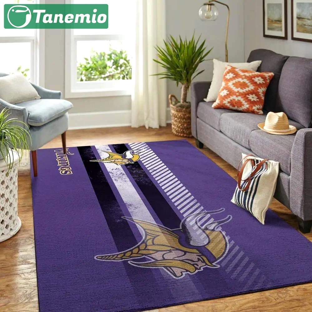 Minnesota vikings nfl area rugs living room carpet sports rug regtangle carpet Rectangle Rug