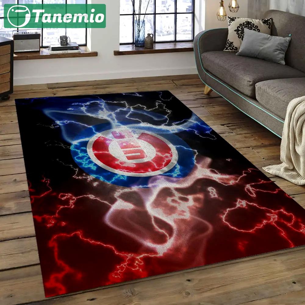 Mlb chicago cubs baseball team logo rectangle area cc36 Rectangle Rug