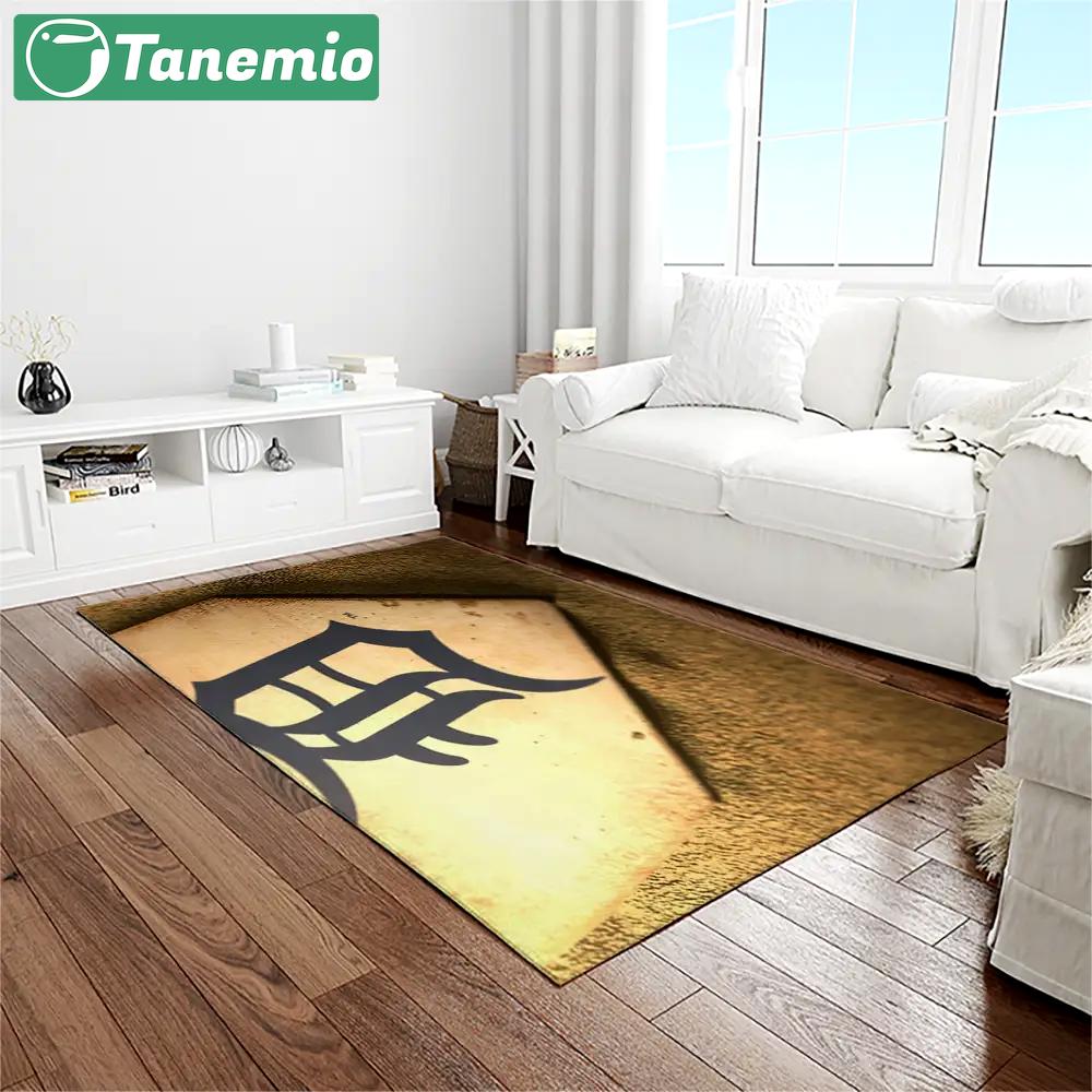 Mlb detroit tigers baseball team logo rectangle area rug dt18 Rectangle Rug