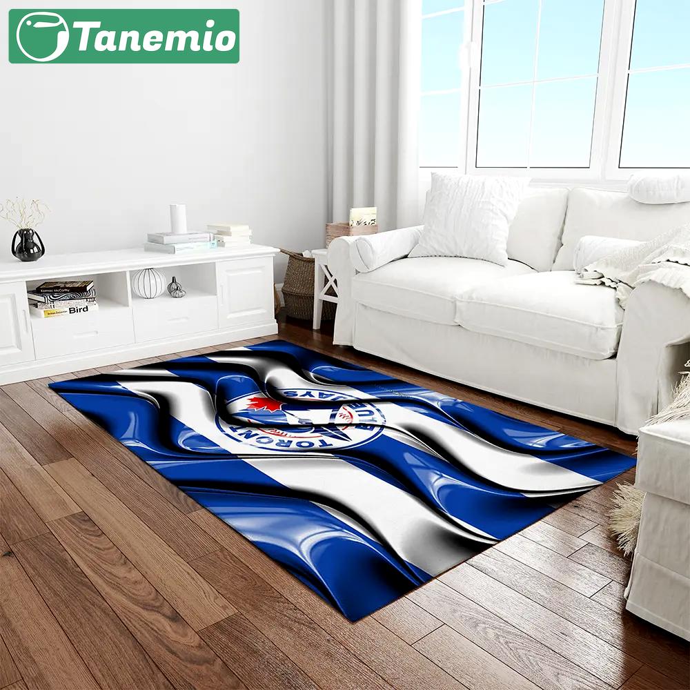 Mlb toronto blue jays baseball team logo rectangle area rug tbj10 Rectangle Rug