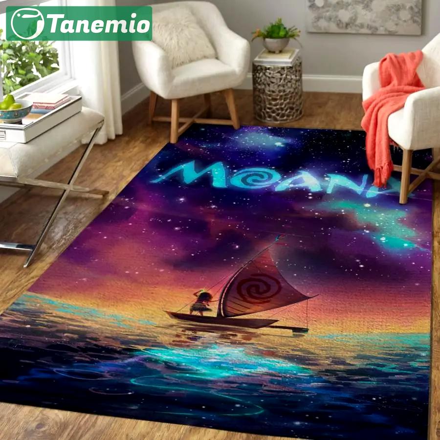 Moana area rug living room rug home decor movie floor decor milm190828 Rectangle Rug
