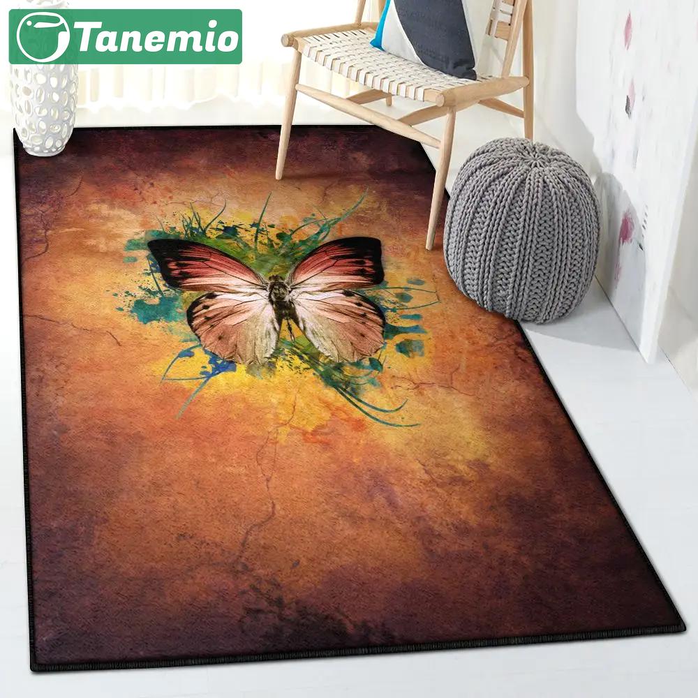 Monarch kitchen rugs, butterfly rug Rectangle Rug