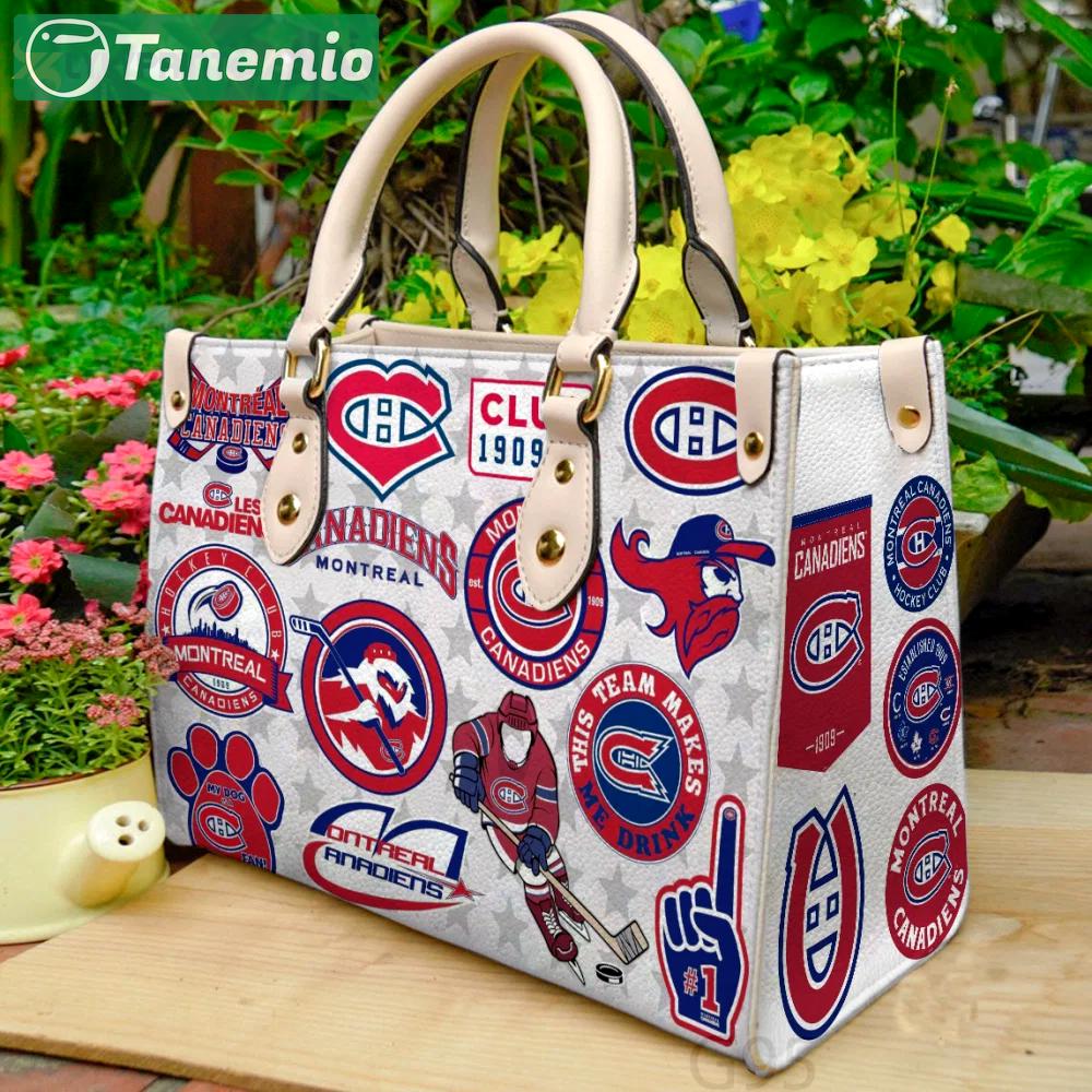 Montreal canadiens g00 leather bag g95 2109 Women Leather Hand Bag