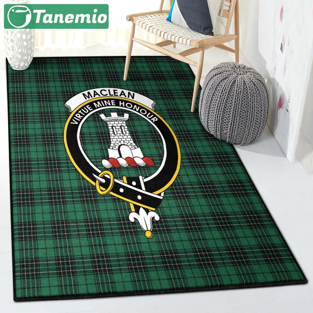 Moose hunting washable rugs, maclean hunting ancient tartan clan badge rug Rectangle Rug