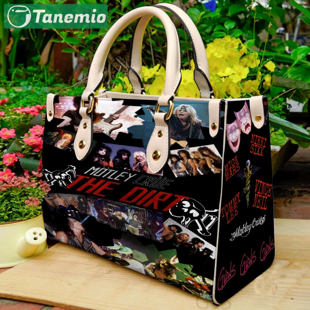 Motley crue 3 leather bag g95 1776 Women Leather Hand Bag