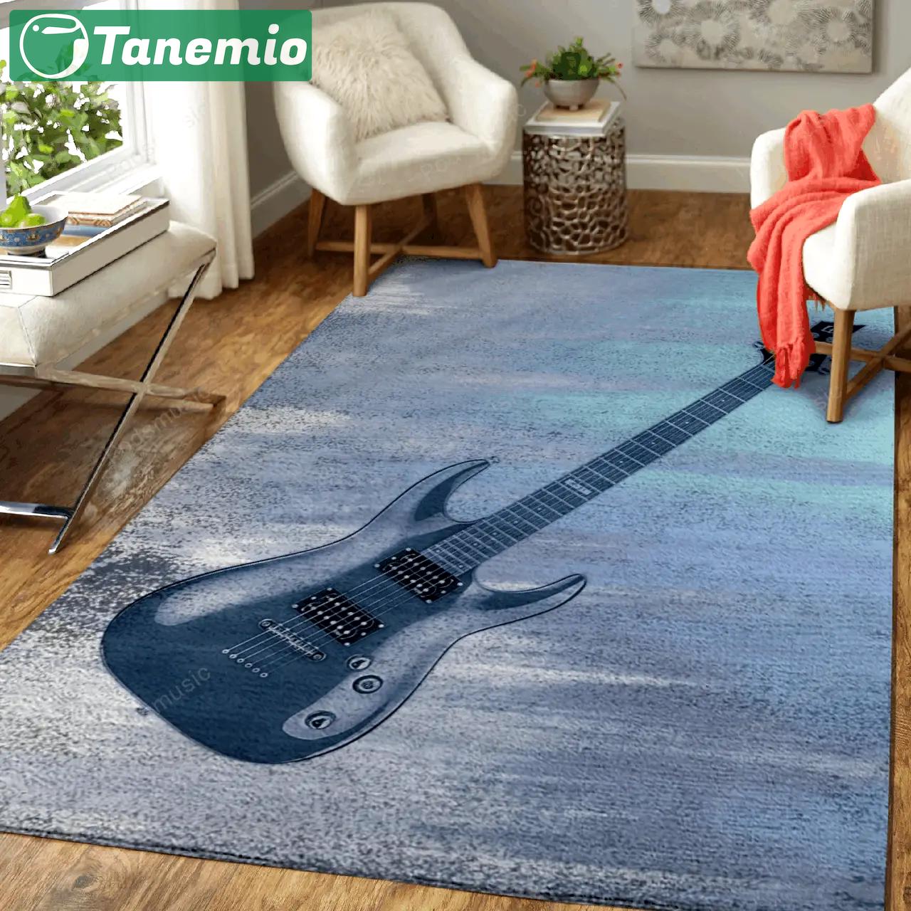 Music is life grunge art for fans area rug living room carpet rug regtangle carpet floor decor home decor Rectangle Rug