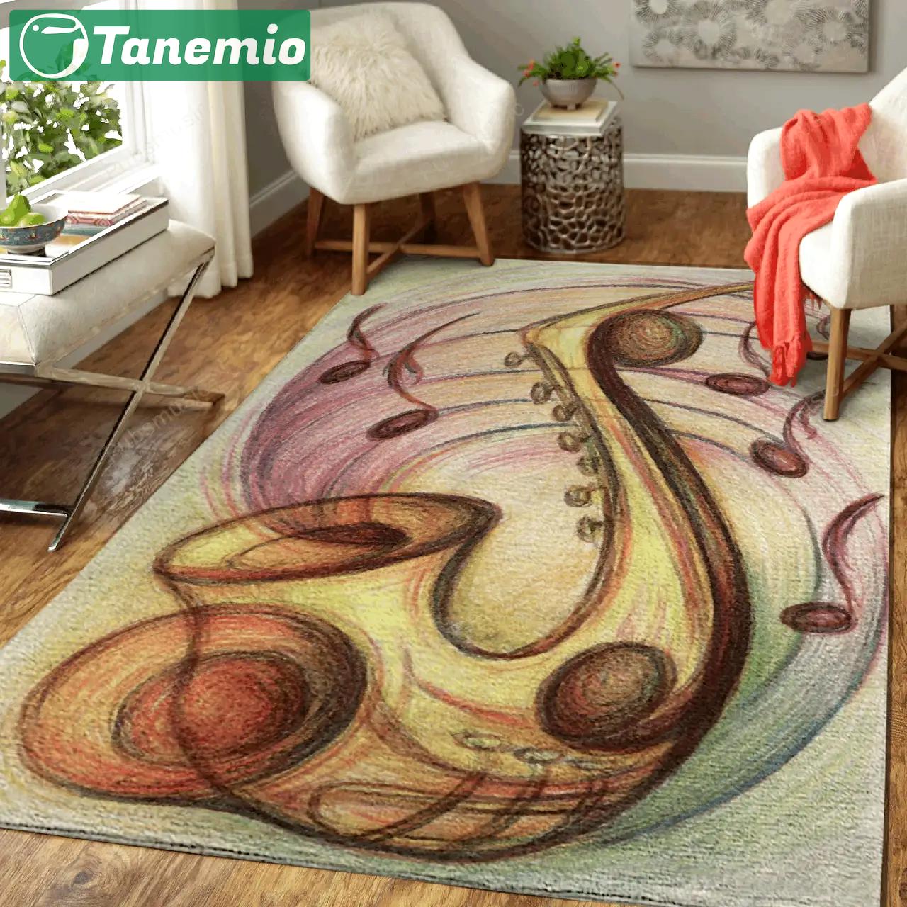 Music passion jazz passion for music art for fans area rug living room carpet rug regtangle carpet floor decor home decor Rectangle Rug