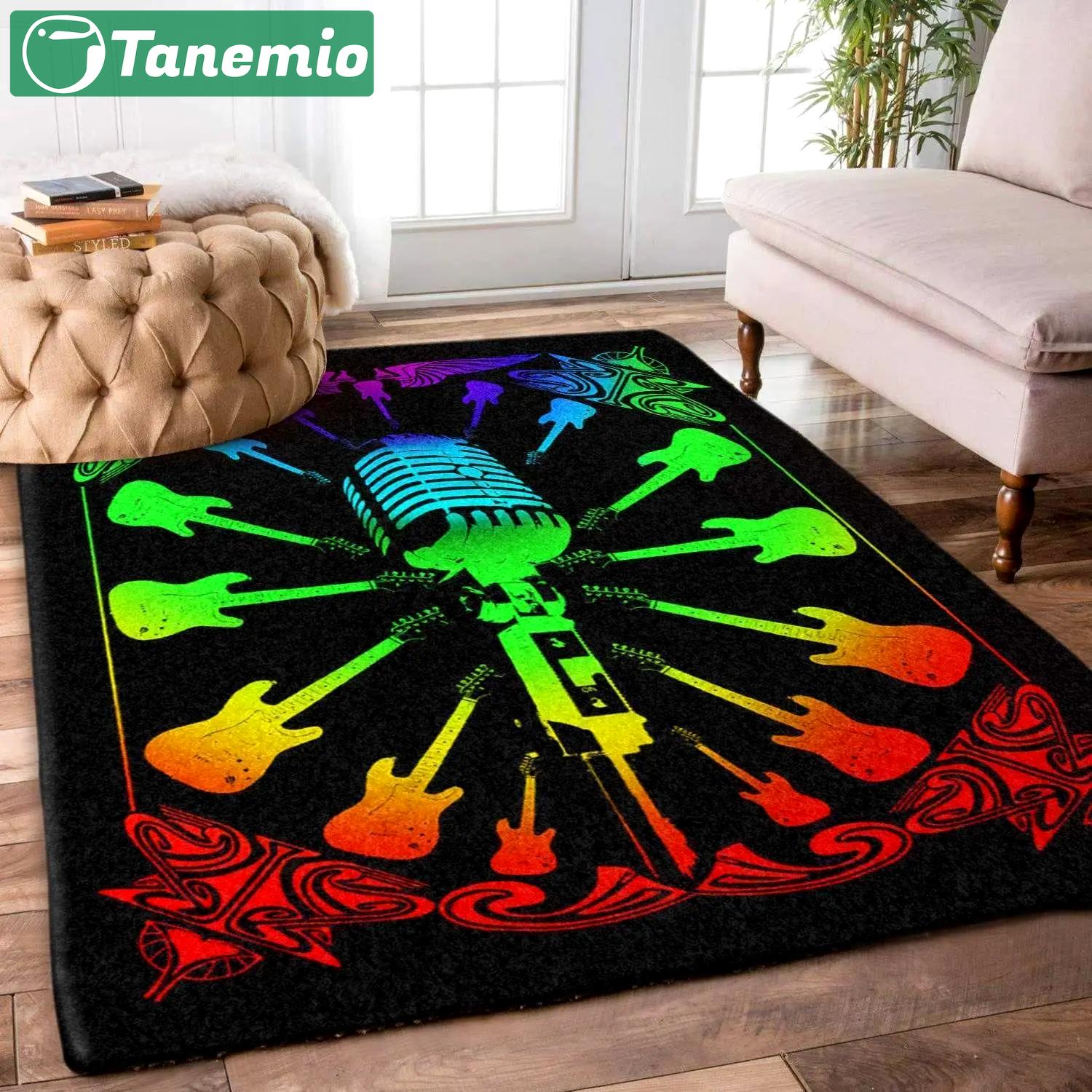 Music rug rcdd81f15683 area rug living room carpet rug regtangle carpet floor decor home decor Rectangle Rug