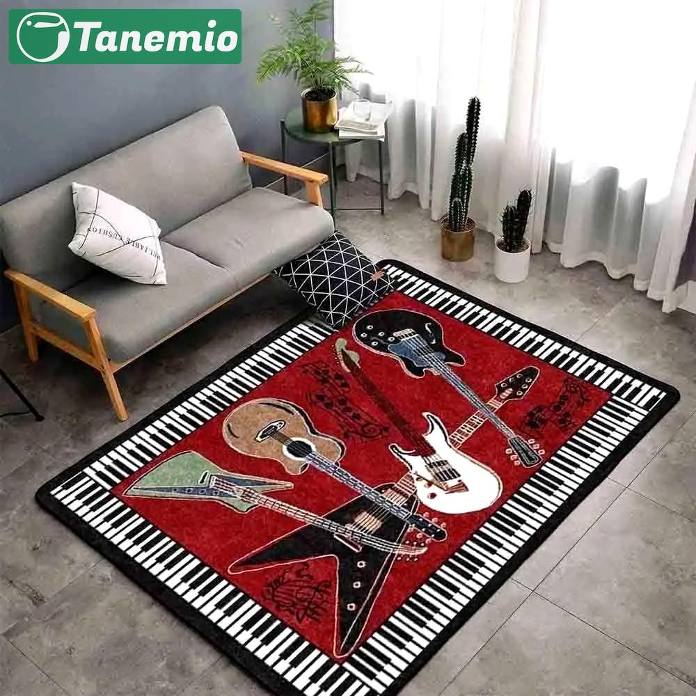 Music rug rcdd81f22179 area rug living room carpet rug regtangle carpet floor decor home decor Rectangle Rug