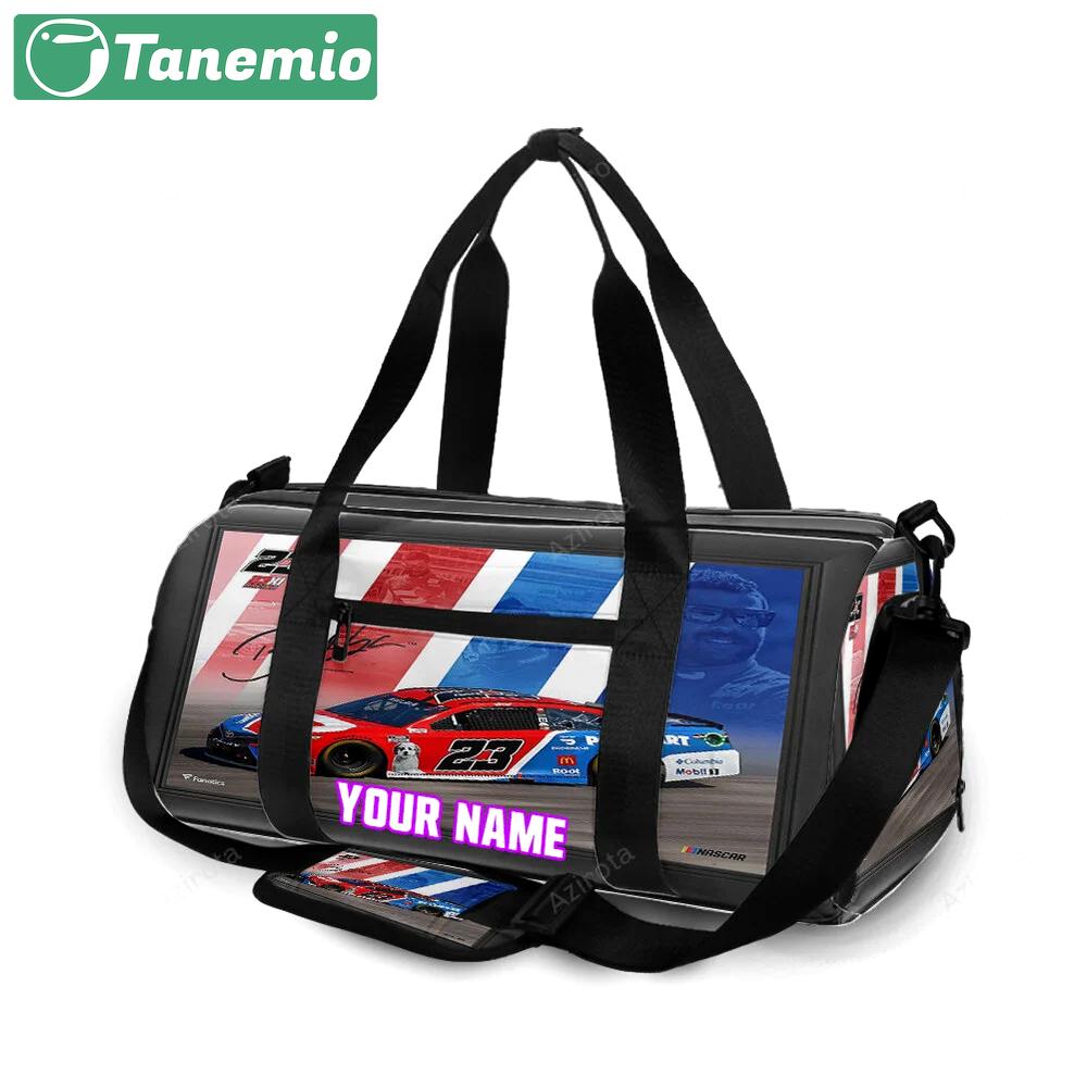 Nascar 23xi racing cars5 personalized name travel bag gym bag 1601 Travel Bag