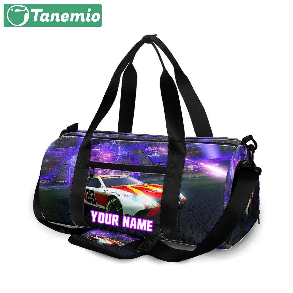 Nascar 23xi racing cars6 personalized name travel bag gym bag 1366 Travel Bag