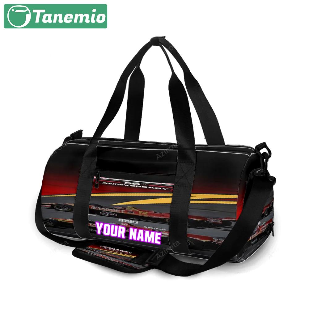 Nascar chip ganassi racing 30th anniversary personalized name travel bag gym bag 11 Travel Bag