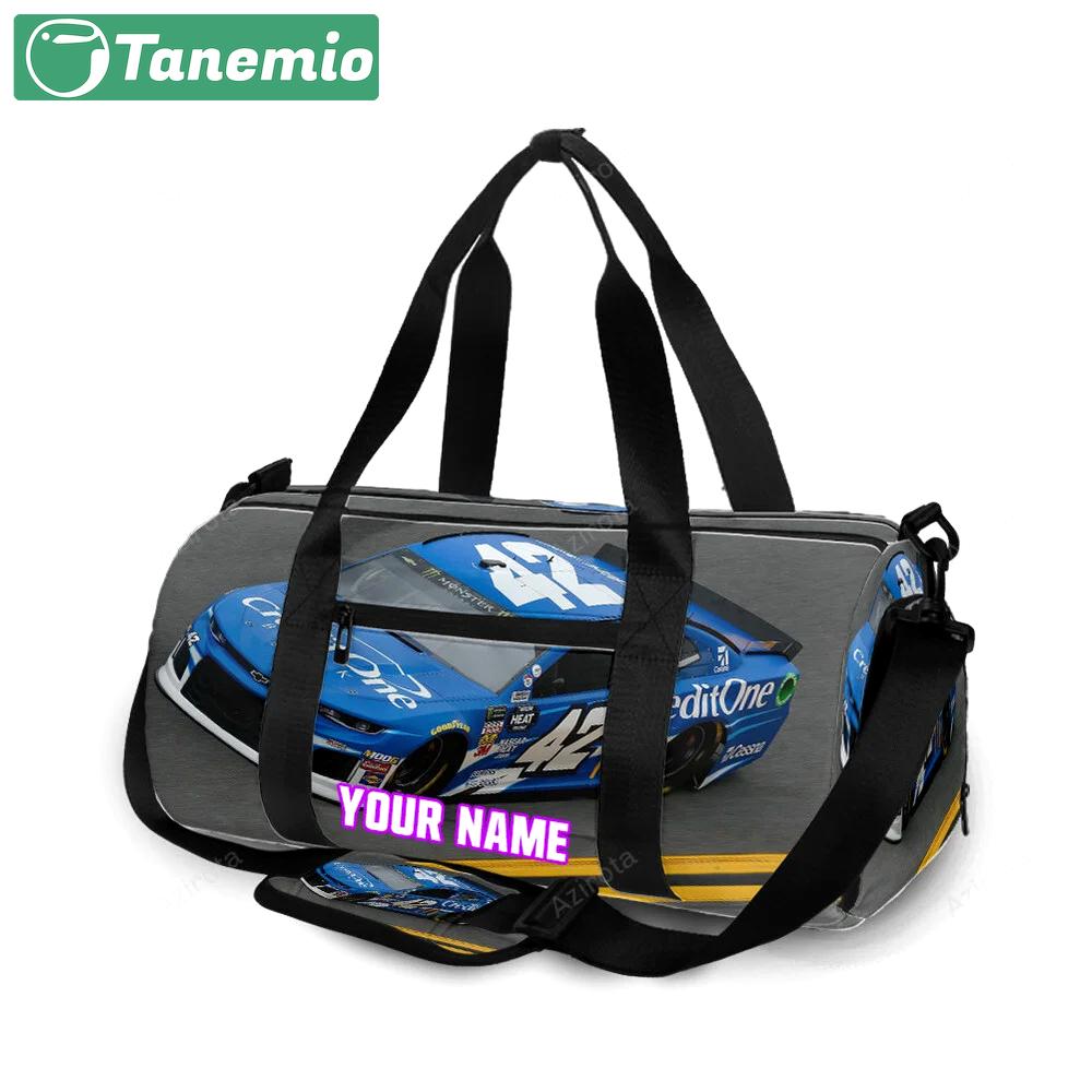 Nascar chip ganassi racing cars3 personalized name travel bag gym bag 1727 Travel Bag