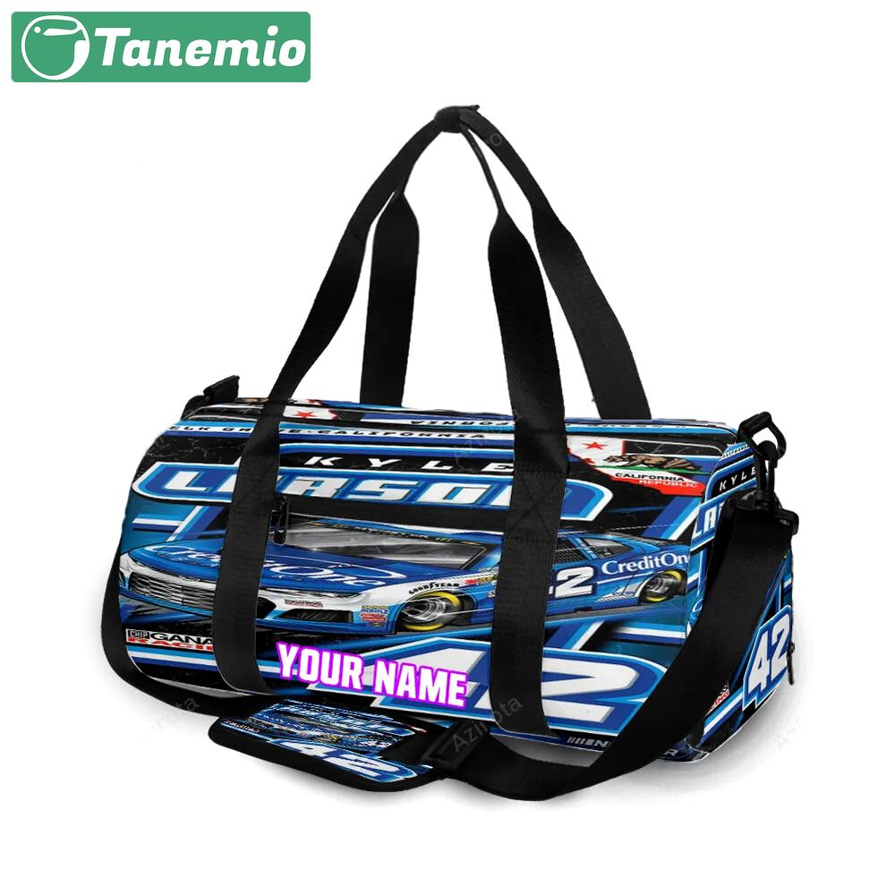 Nascar chip ganassi racing cars5 personalized name travel bag gym bag 263 Travel Bag