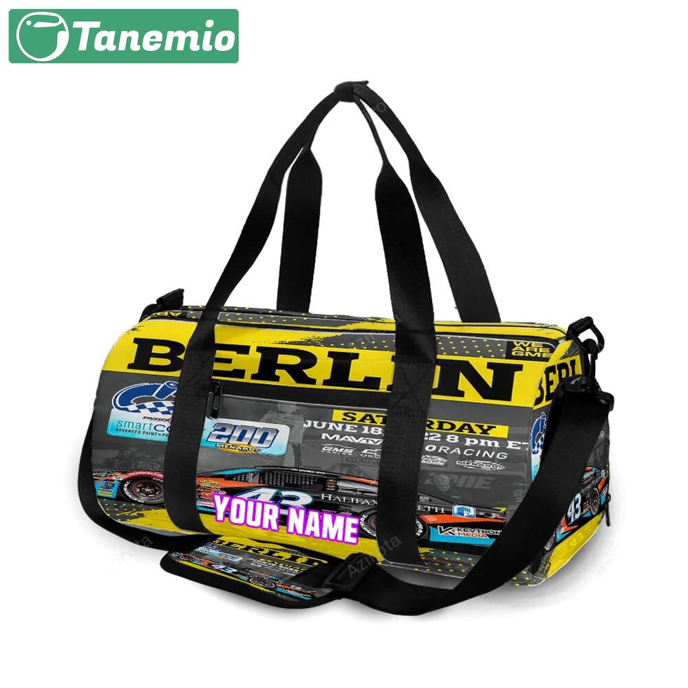 Nascar gms racing cars10 personalized name travel bag gym bag 156 Travel Bag