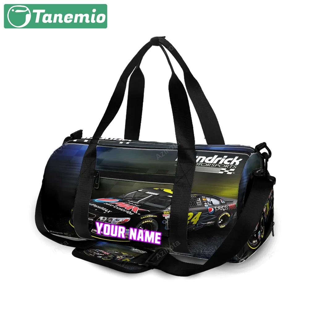 Nascar hendrick motorsports car10 personalized name travel bag gym bag 24 Travel Bag