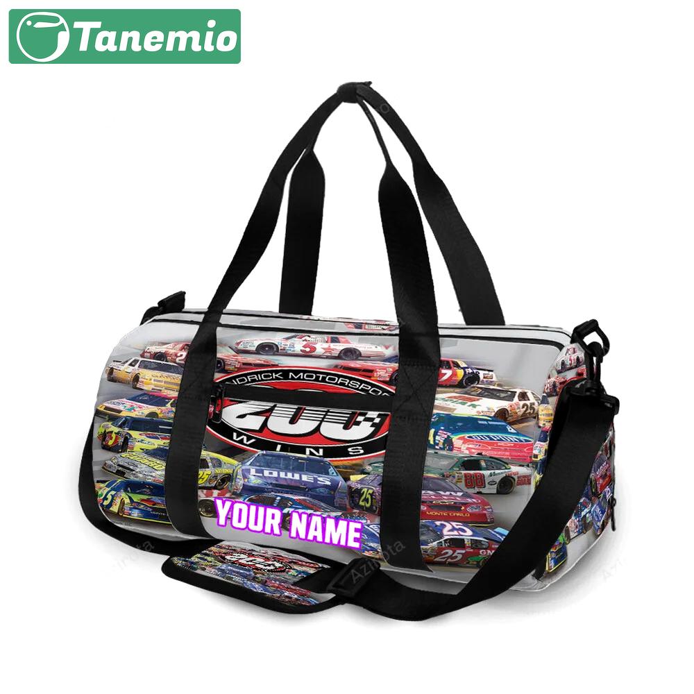 Nascar hendrick motorsports car20 personalized name travel bag gym bag 1071 Travel Bag