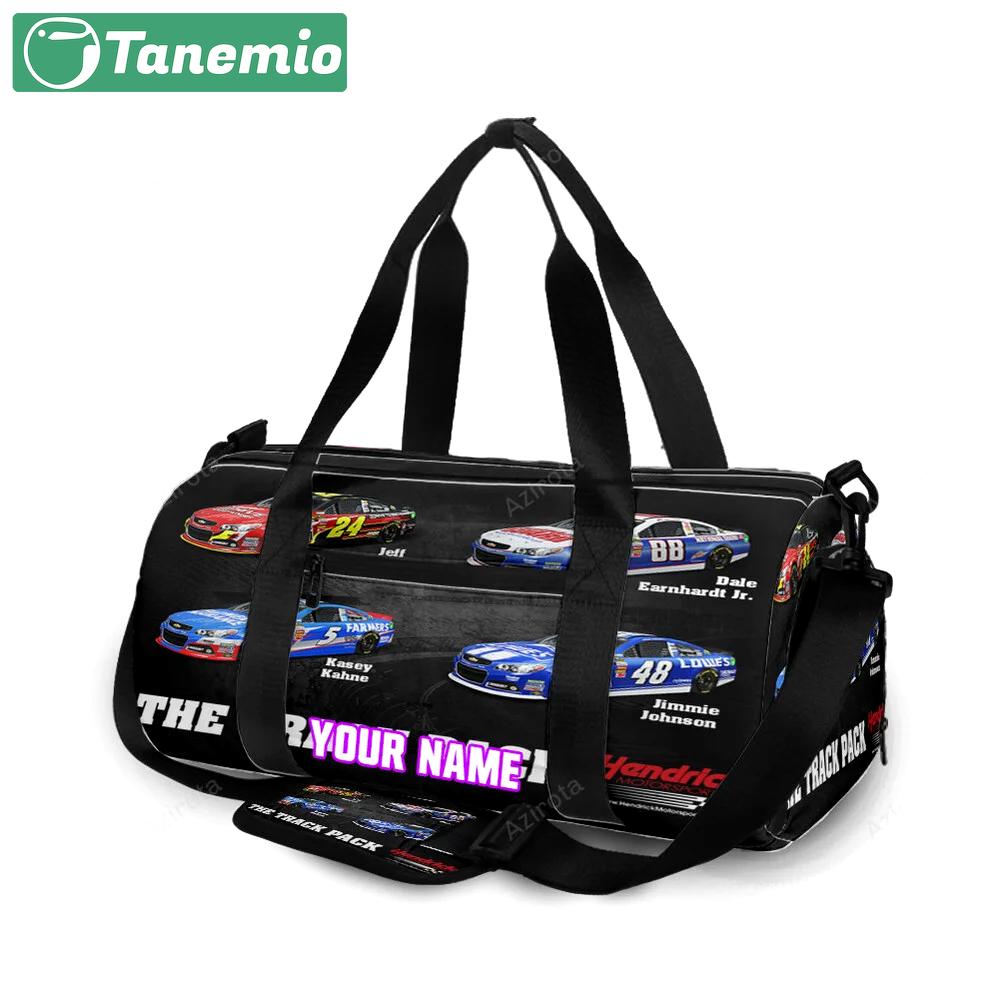 Nascar hendrick motorsports car5 personalized name travel bag gym bag 2056 Travel Bag