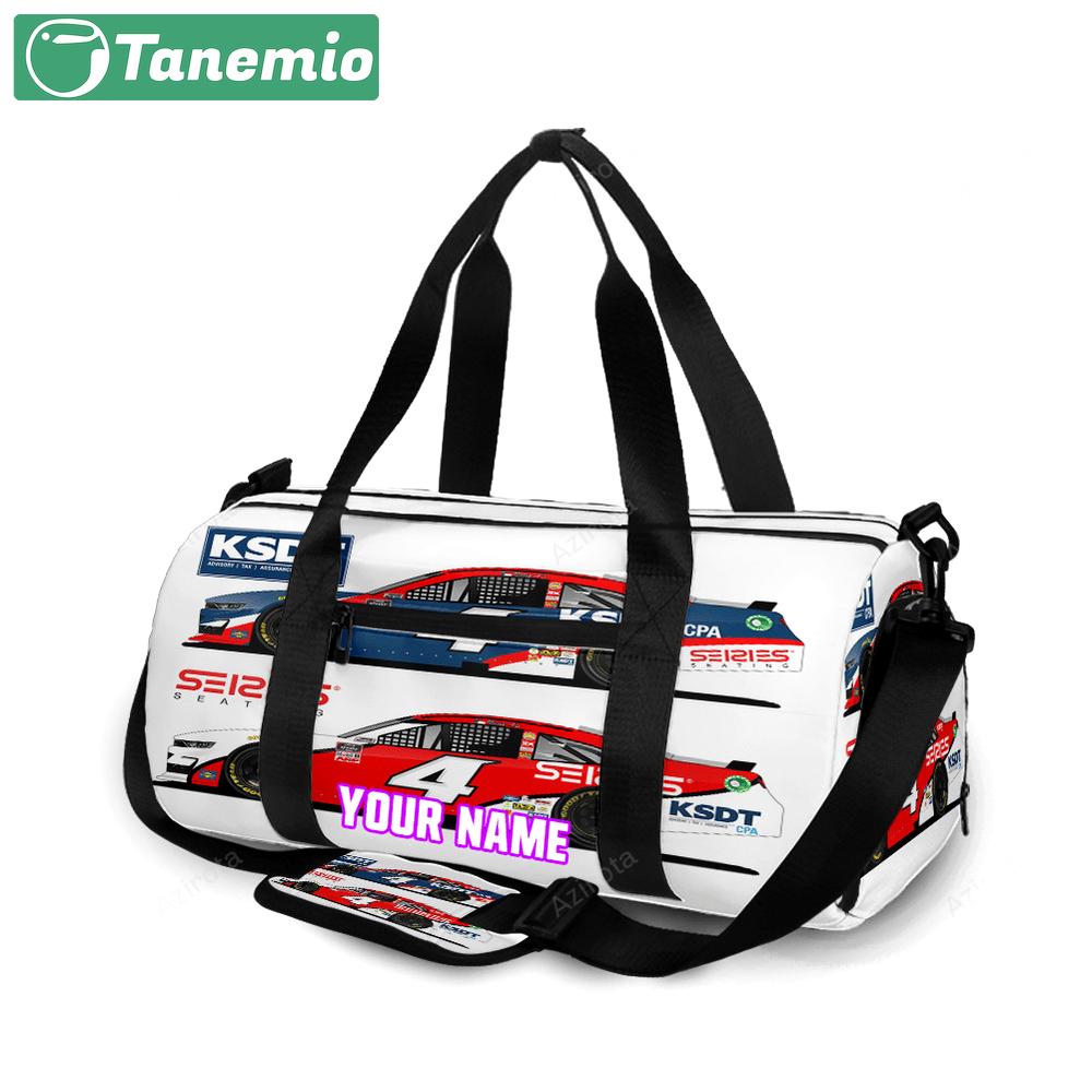 Nascar jd motorsport w gary keller car1 personalized name travel bag gym bag 787 Travel Bag