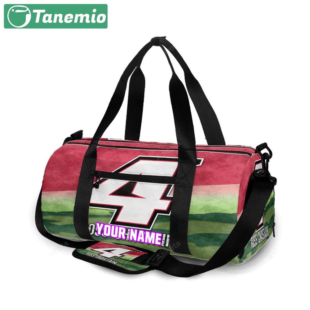 Nascar jd motorsport w gary keller ross chastain1 personalized name travel bag gym bag 383 Travel Bag
