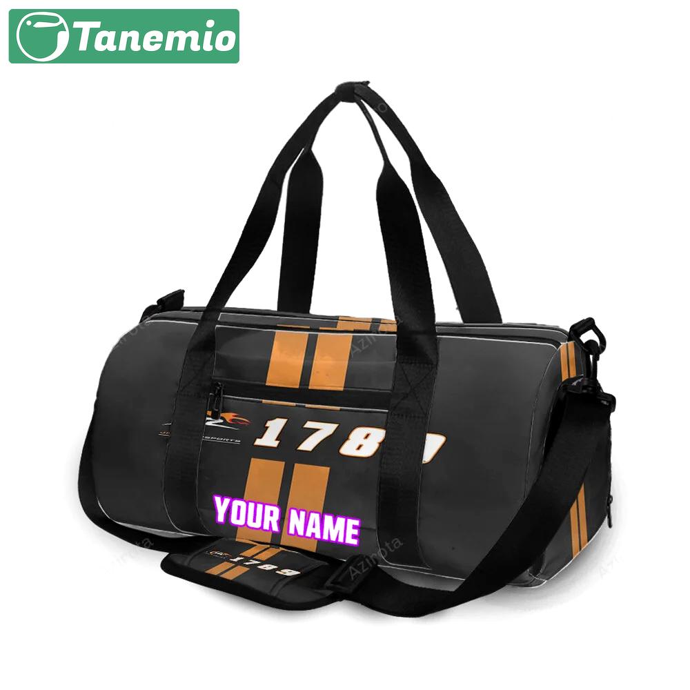 Nascar jr motorsports logo 1978 personalized name travel bag gym bag 1294 Travel Bag