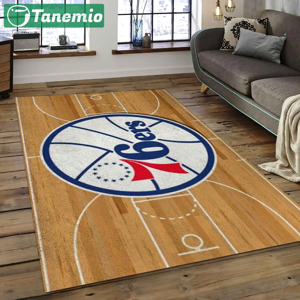 Nba charlotte hornets basketball legend team logo rectangle area ch07 Rectangle Rug